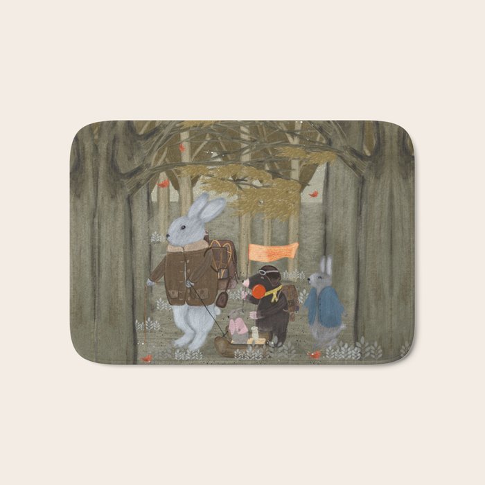a little woodland adventure Bath Mat Gallery Image 1