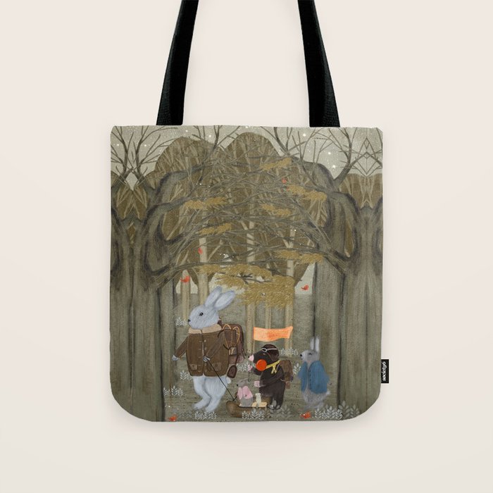 a little woodland adventure Tote Bag Gallery Image 1