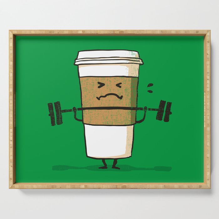 Strong Coffee Serving Tray Gallery Image 1