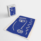 Abstract Face 23 Cobalt Blue Jigsaw Puzzle Gallery Image 2