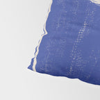 Abstract Face 23 Cobalt Blue Pillow Sham Gallery Image 4