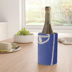 Abstract Face 23 Cobalt Blue Wine Chiller Gallery Image 4