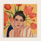She is the Spring Wood Wall Art Gallery Image 1