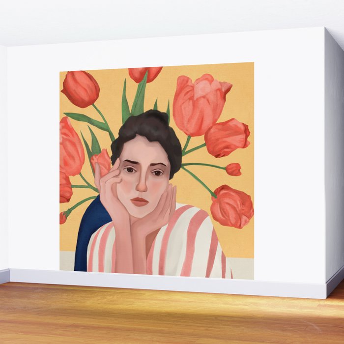 She is the Spring Wall Mural Gallery Image 2