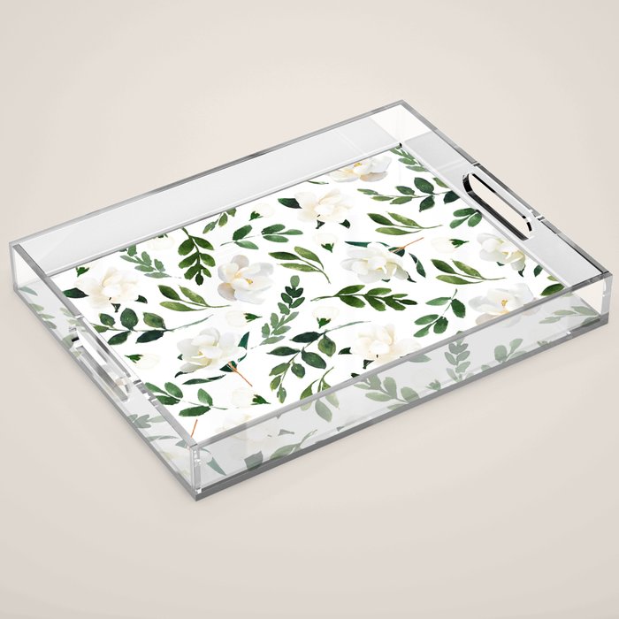 Magnolia Acrylic Tray Gallery Image 1