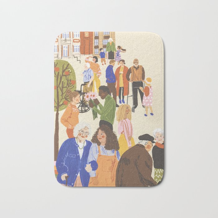 We Live Together Bath Mat Gallery Image 1