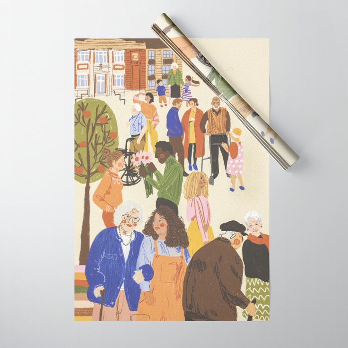 We Live Together Wrapping Paper Gallery Image 1