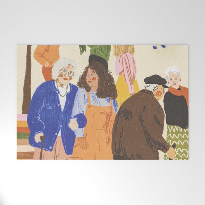 We Live Together Welcome Mat Gallery Image 1