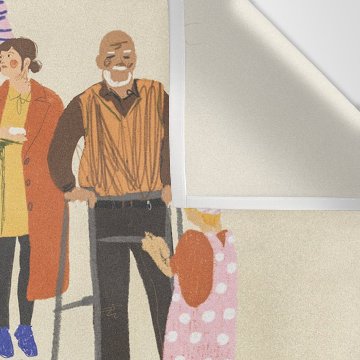 We Live Together Wall Tapestry Gallery Image 3
