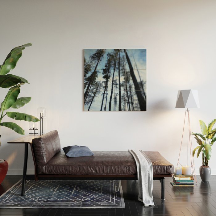 Northern Pines Wood Wall Art Gallery Image 2
