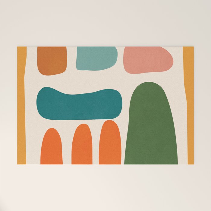 Organic Abstraction 6 Welcome Mat Gallery Image 1