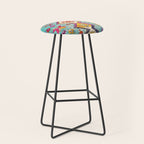 N178 - Antique Oriental Traditional Berber Bohemian Moroccan Style  Stool Gallery Image 1