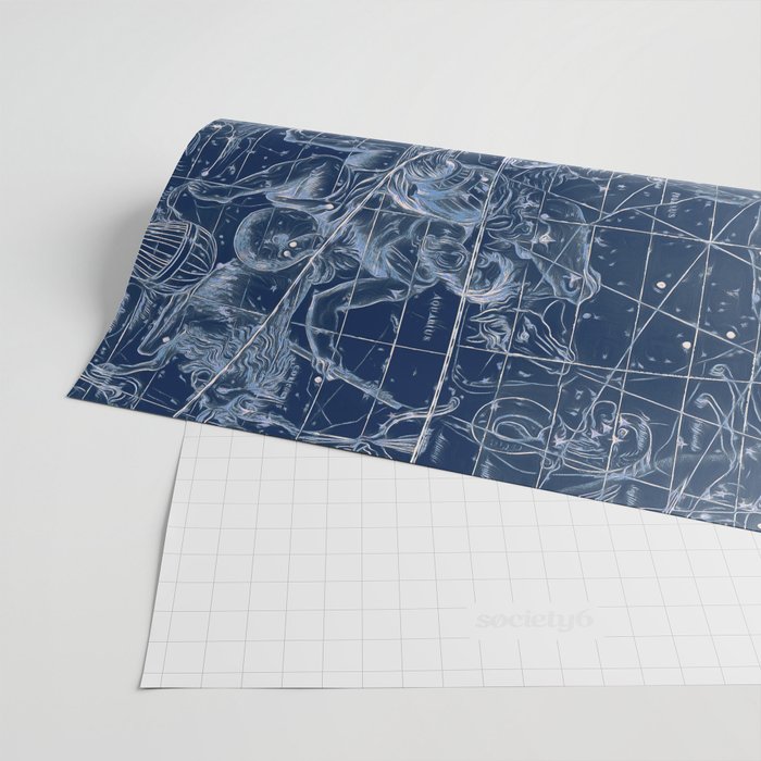 Pisces sky star map Wrapping Paper Gallery Image 2