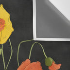 Field Wildflowers Black Wall Tapestry Gallery Image 3
