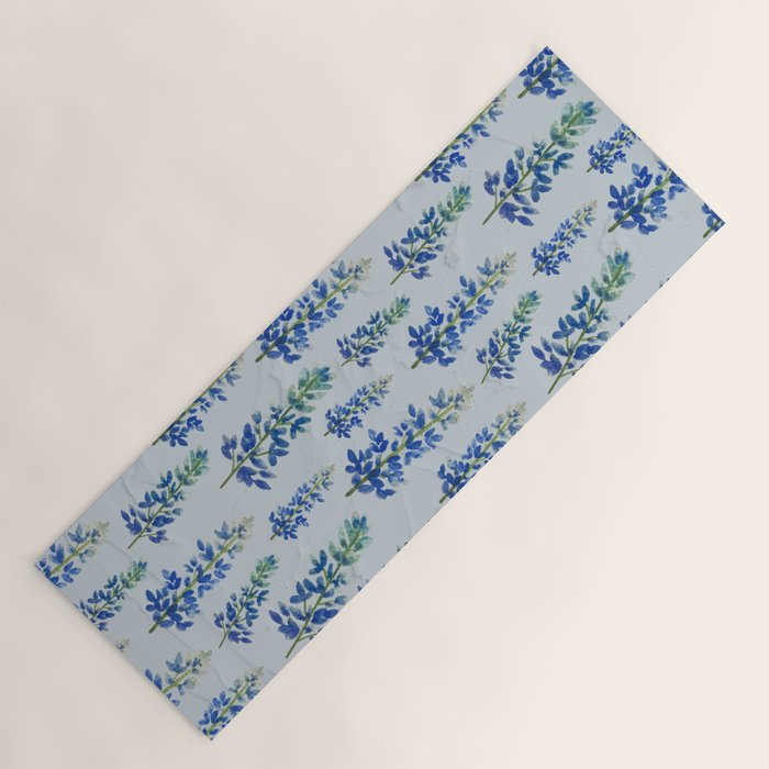 Blue Bonnets Yoga Mat Gallery Image 1