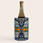 Mandala mexican talavera tile ceramic mosaic Wine Chiller Gallery Image 1