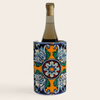 Mandala mexican talavera tile ceramic mosaic Wine Chiller Gallery Image 2