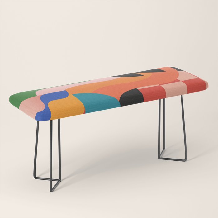 Geometric Shapes 180 Bench Gallery Image 1