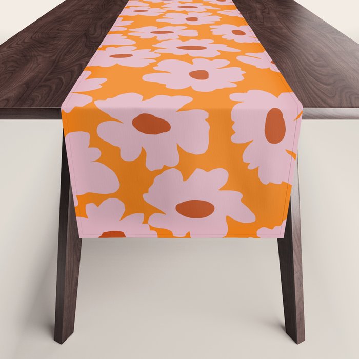 Lazy Pink floral  Table Runner Gallery Image 1