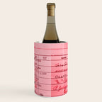 Library Card 23322 Pink Wine Chiller Gallery Image 1