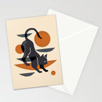 Cat At Play Stationery Card Gallery Image 2