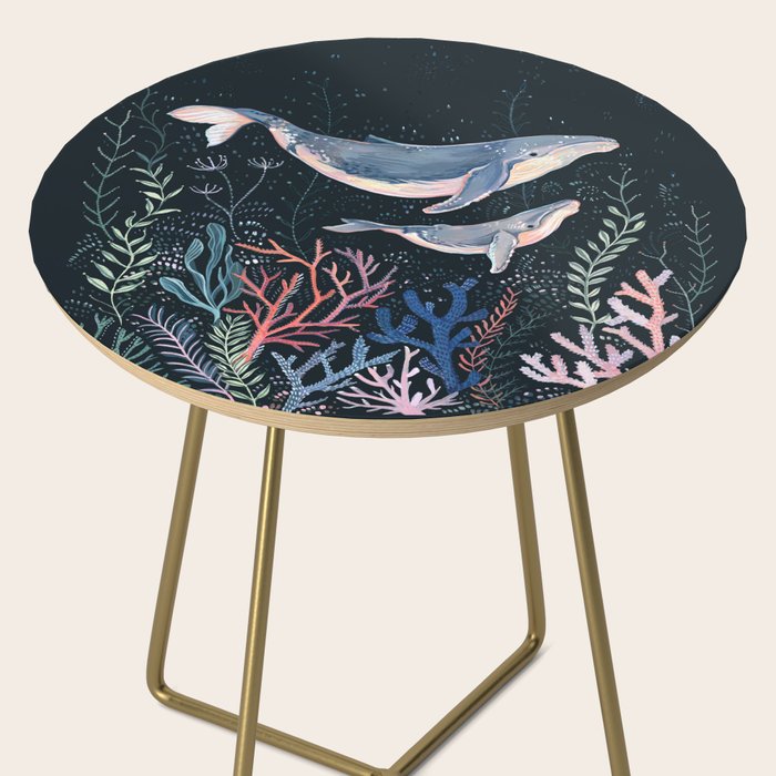 Whales and Coral Side Table Gallery Image 2