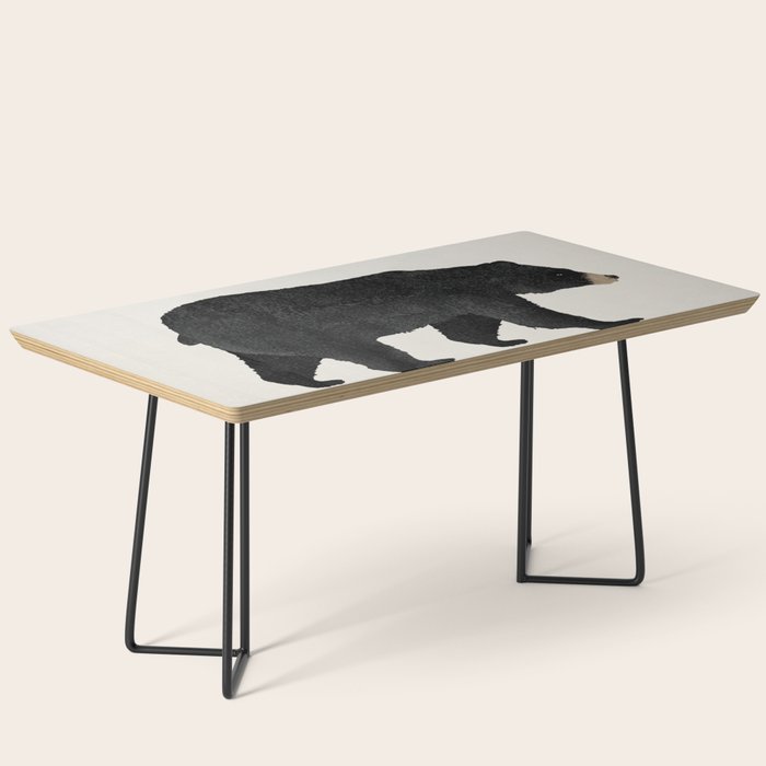 Black Bear Ursus Americanus Coffee Table Gallery Image 1