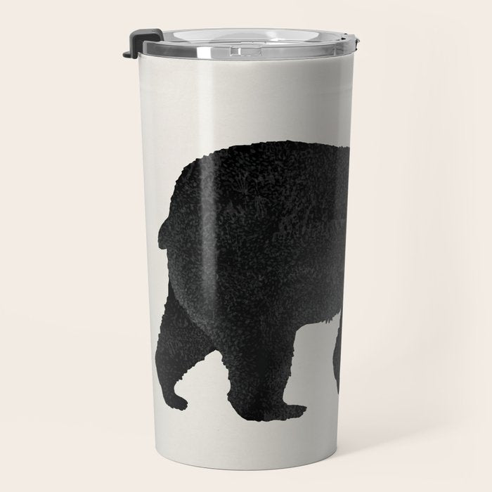 Black Bear Ursus Americanus Travel Mug Gallery Image 3