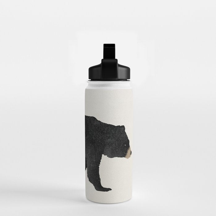 Black Bear Ursus Americanus Water Bottle Gallery Image 2