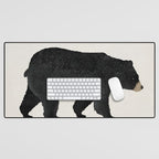 Black Bear Ursus Americanus Desk Mat Gallery Image 1