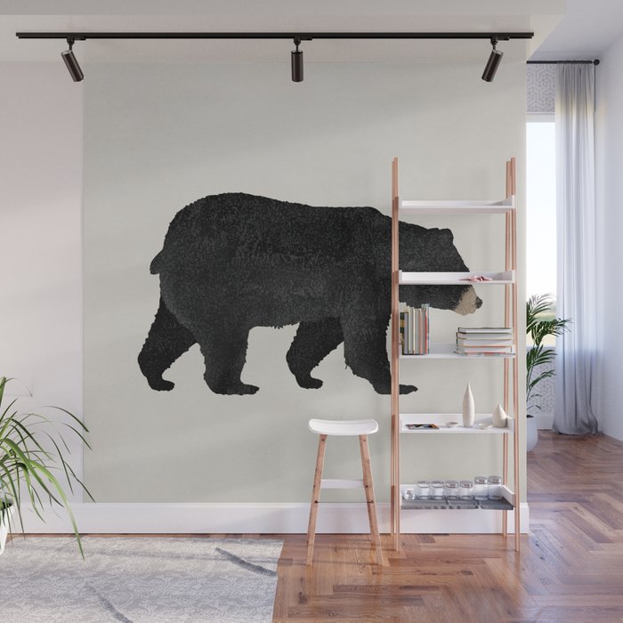 Black Bear Ursus Americanus Wall Mural Gallery Image 1