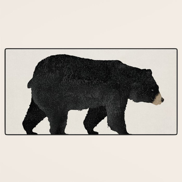 Black Bear Ursus Americanus Desk Mat Gallery Image 3