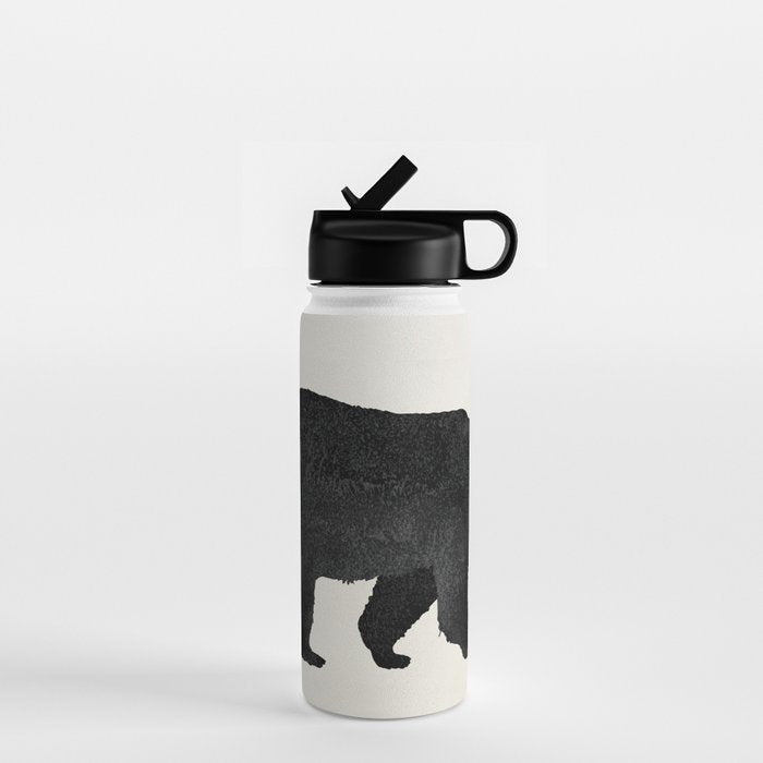 Black Bear Ursus Americanus Water Bottle Gallery Image 1