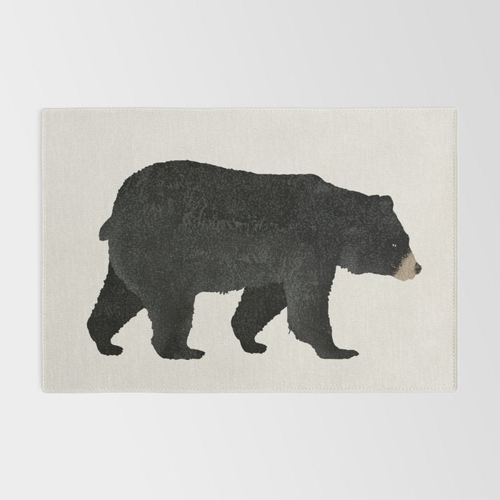 Black Bear Ursus Americanus Rug Gallery Image 2