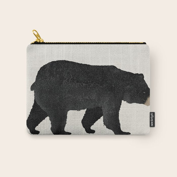 Black Bear Ursus Americanus Carry All Pouch Gallery Image 1