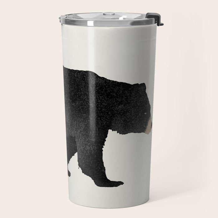 Black Bear Ursus Americanus Travel Mug Gallery Image 2