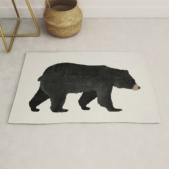 Black Bear Ursus Americanus Rug Gallery Image 1