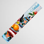 Earl Brown Tea Time, Tea Cups Supper High Tea, Slow Living Eclectic Whimsical Maximalist, Lemons Food Coffee Table Runner Gallery Image 3