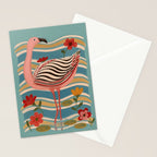 Pink Flamingo Stationery Card Gallery Image 2