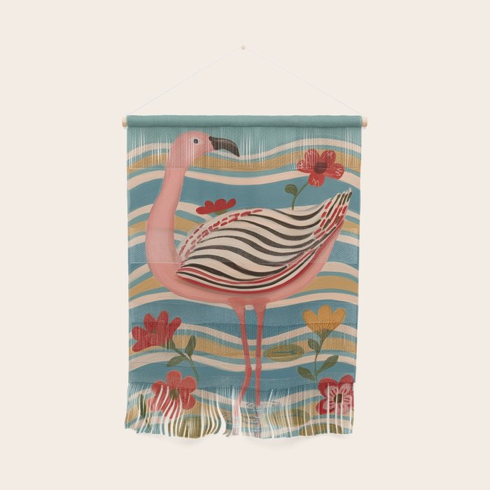 Pink Flamingo Wall Hanging Gallery Image 1