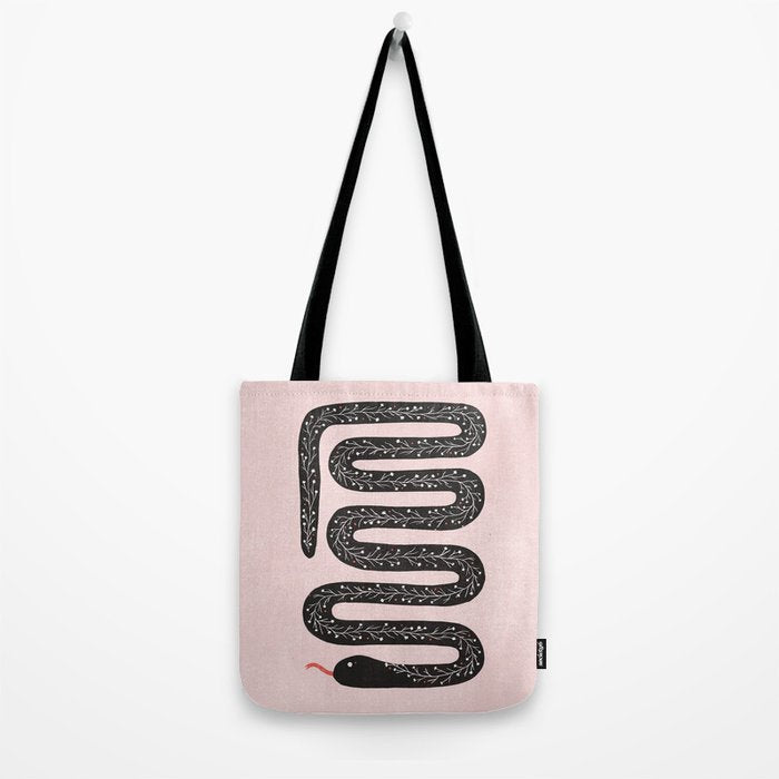 Flower Snake Tote Bag Gallery Image 2