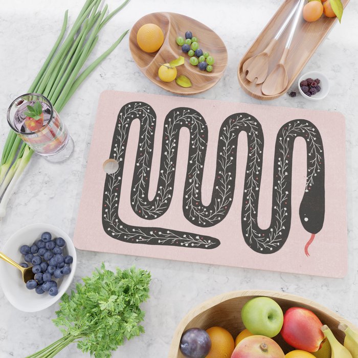 Flower Snake Cutting Board Gallery Image 2
