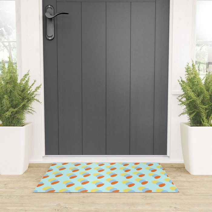 Retro Bubblegum Welcome Mat Gallery Image 3