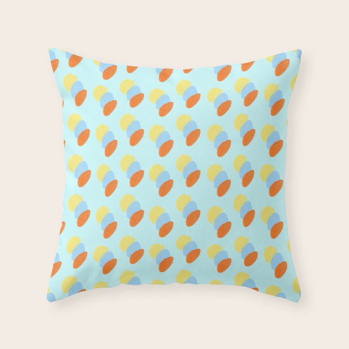 Retro Bubblegum Throw Pillow Gallery Image 6