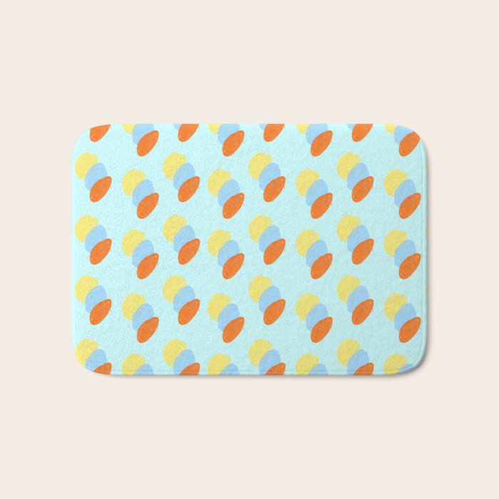 Retro Bubblegum Bath Mat Gallery Image 1