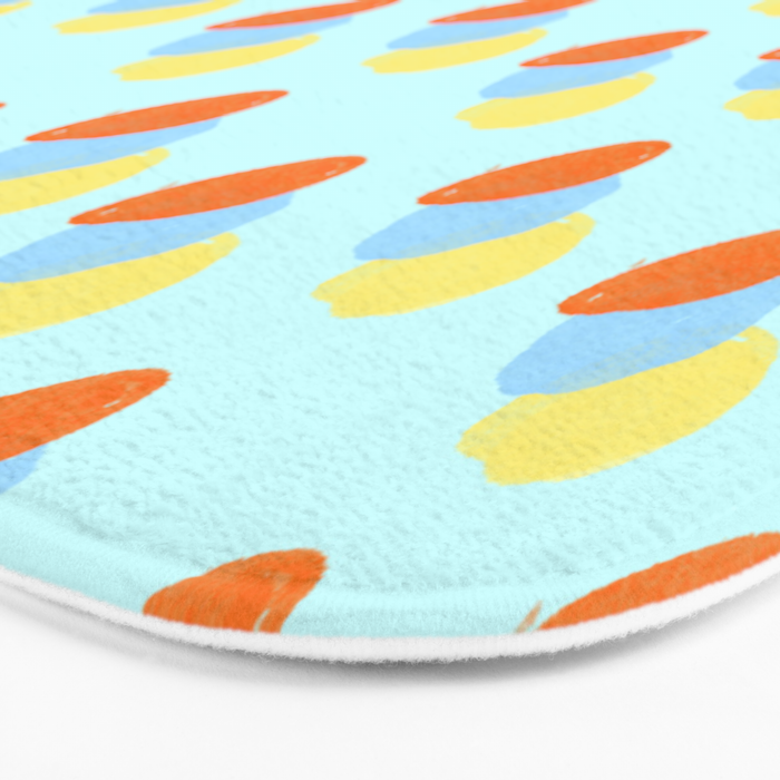 Retro Bubblegum Bath Mat Gallery Image 3