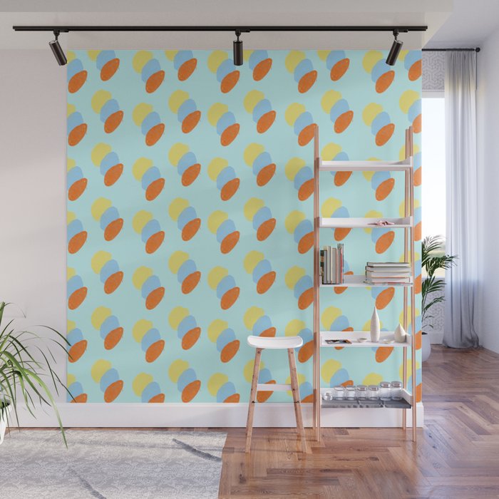Retro Bubblegum Wall Mural Gallery Image 1