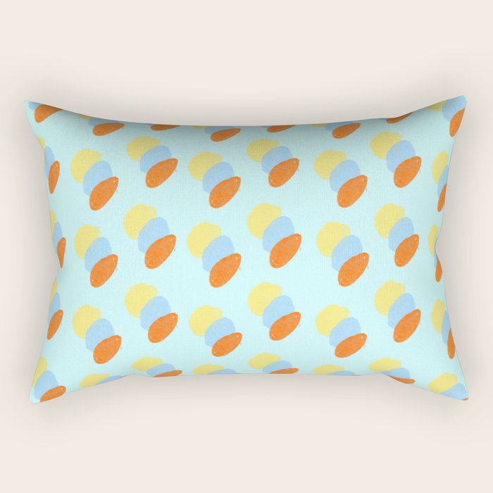 Retro Bubblegum Rectangular Pillow Gallery Image 1