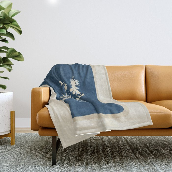 Leaf Design 26 Throw Blanket Gallery Image 1