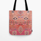 Traditional Moroccan Berber Rug Design Tote Bag Gallery Image 1